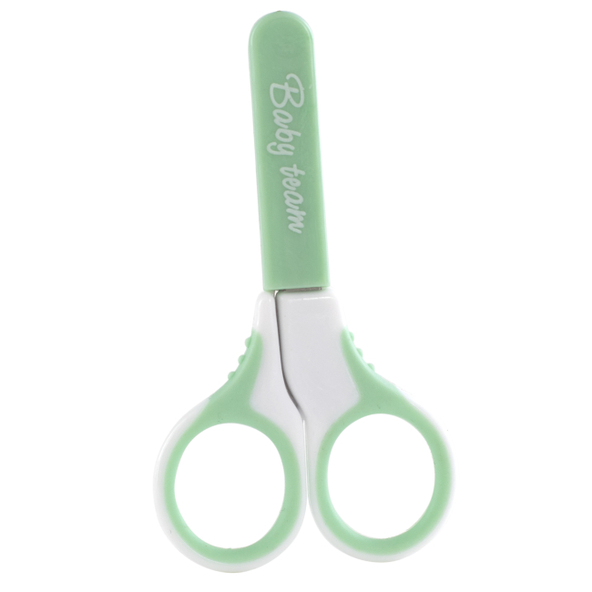 Товары по уходу - Ножницы детские Baby Team с чехлом мятный (7102/2)#2