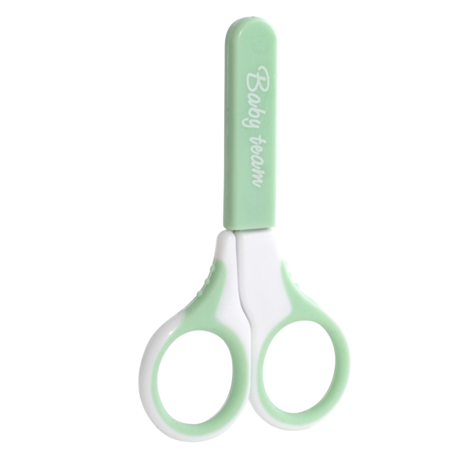 Товары по уходу - Ножницы детские Baby Team с чехлом мятный (7102/2)#3