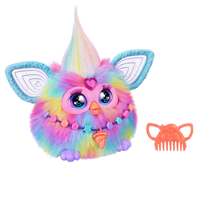 Мягкие животные - ​Интерактивная игрушка Furby Ферби Tie Dye с аксессуарами (F8900)#2