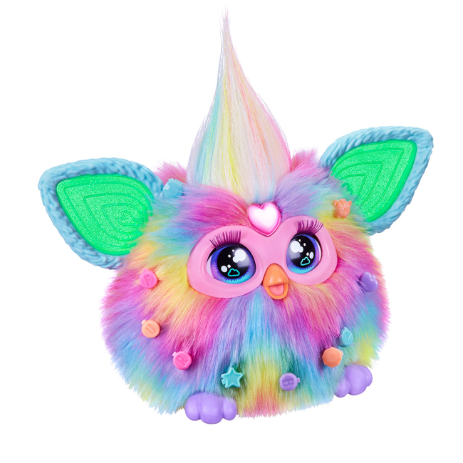 Мягкие животные - ​Интерактивная игрушка Furby Ферби Tie Dye с аксессуарами (F8900)#3