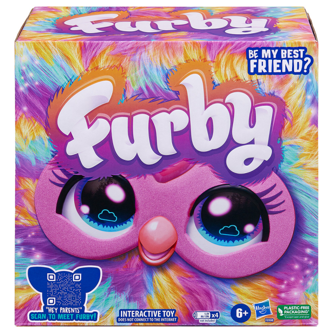 Мягкие животные - ​Интерактивная игрушка Furby Ферби Tie Dye с аксессуарами (F8900)#4