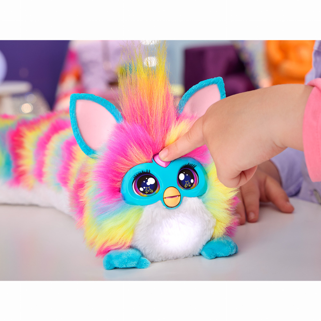 Мягкие животные - Интерактивная игрушка Furby DJ Ферби Радуга с аксессуарами (G0668)#3