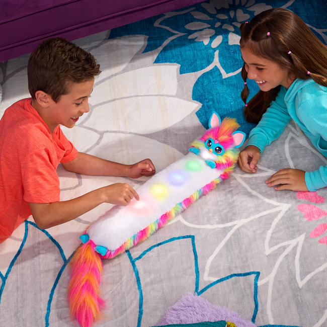 Мягкие животные - Интерактивная игрушка Furby DJ Ферби Радуга с аксессуарами (G0668)#4