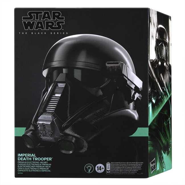 Костюмы и маски - Игрушечный шлем Star Wars Black series Imperial Death Trooper (G0706)#4