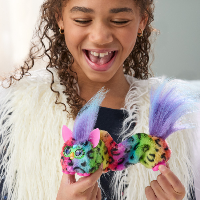 Персонажі мультфільмів - Інтерактивна іграшка Furby DJ Furblets Rain Bow (G1777/G1783)#4