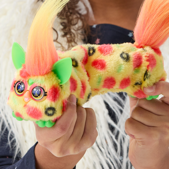 Персонажи мультфильмов - Интерактивная игрушка Furby DJ Furblets Pepp (G1777/G1784)#5