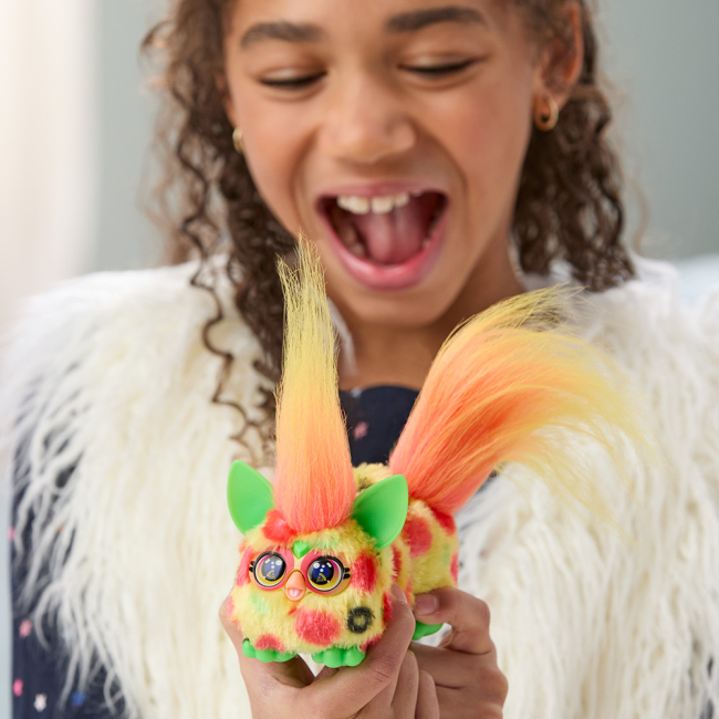 Персонажи мультфильмов - Интерактивная игрушка Furby DJ Furblets Pepp (G1777/G1784)#6