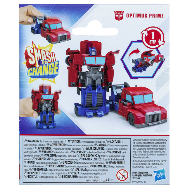 Трансформеры - Трансформер Transformers EarthSpark 1-Step Smash Changer Optimus (G0742/G0994)#4