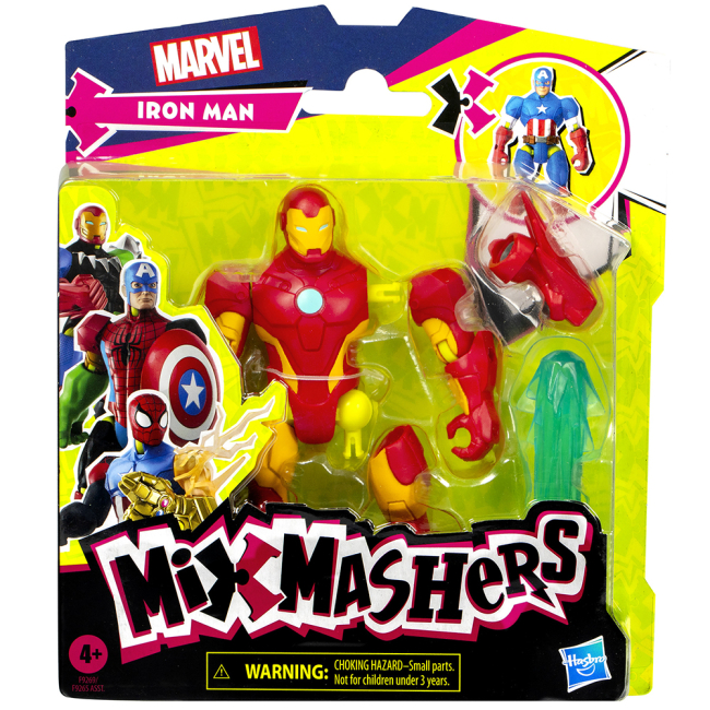 Фигурки персонажей - Игровой набор Marvel MixMashers Мстители Айрон Мэн (F9265/F9269)#3