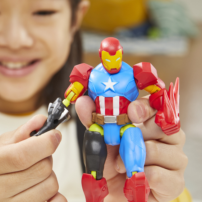 Фигурки персонажей - Игровой набор Marvel MixMashers Мстители Айрон Мэн (F9265/F9269)#5