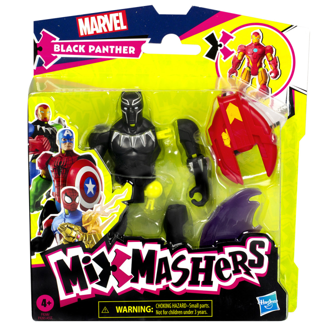 Фигурки персонажей - Игровой набор Marvel MixMashers Мстители Черная Пантера (F9265/F9268)#4