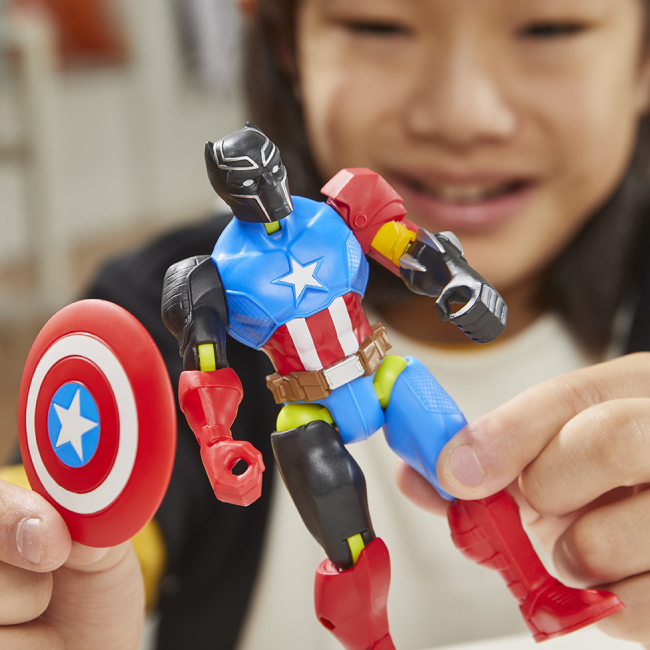 Фигурки персонажей - Игровой набор Marvel MixMashers Мстители Черная Пантера (F9265/F9268)#7