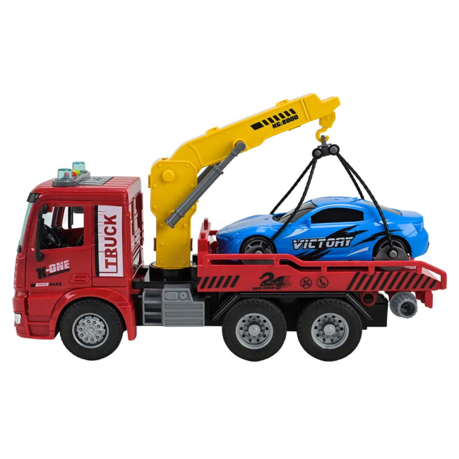 Транспорт і спецтехніка - Евакуатор Автопром червоний (AP9934)#3