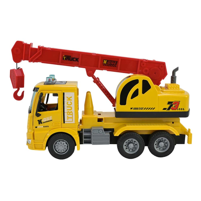 Транспорт и спецтехника - Подъемный кран Автопром желтый (AP9937)#2