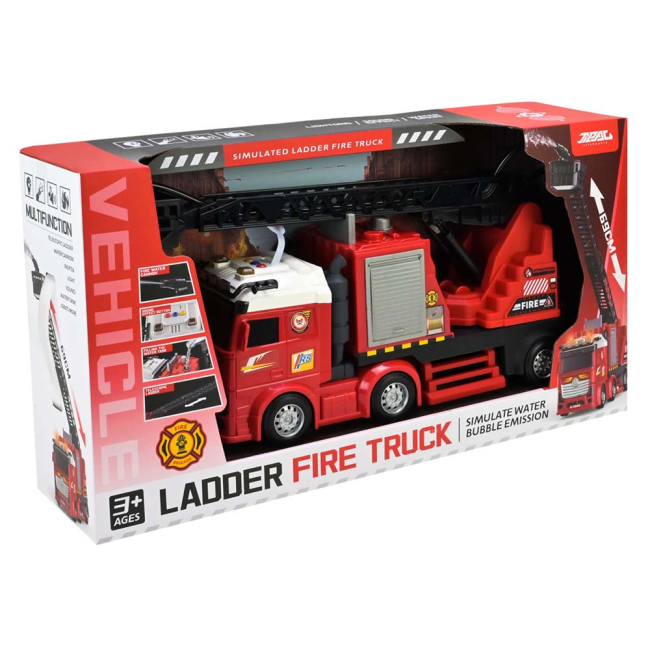 Транспорт и спецтехника - Игровой набор Solar Пожарная машинка (JP588-73)#3