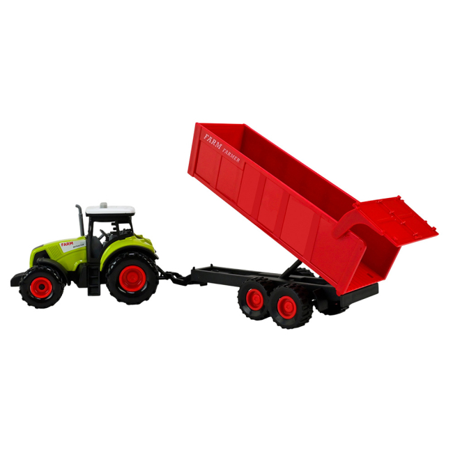 Транспорт і спецтехніка - Іграшковий трактор Solar З причепом (AP9921)#3