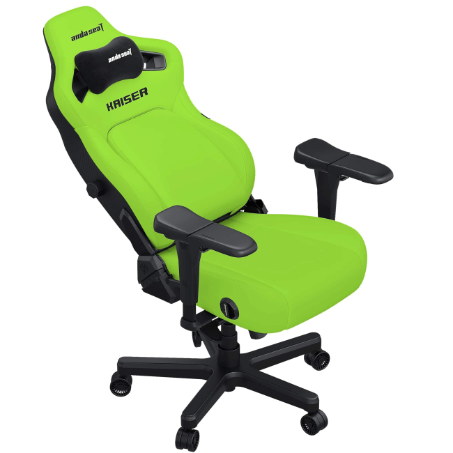 Меблі для геймерів - Крісло ігрове Anda Seat Kaiser 4 Size XL PVC Cyber green (AD12YDDC-XLL-20-C-PV/C-01)#3
