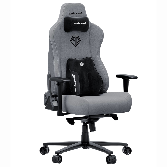 Меблі для геймерів - Крісло ігрове Anda Seat Novis Plus XL Grey Fabric (AD23YC-XL-01-G-F-G04)#2