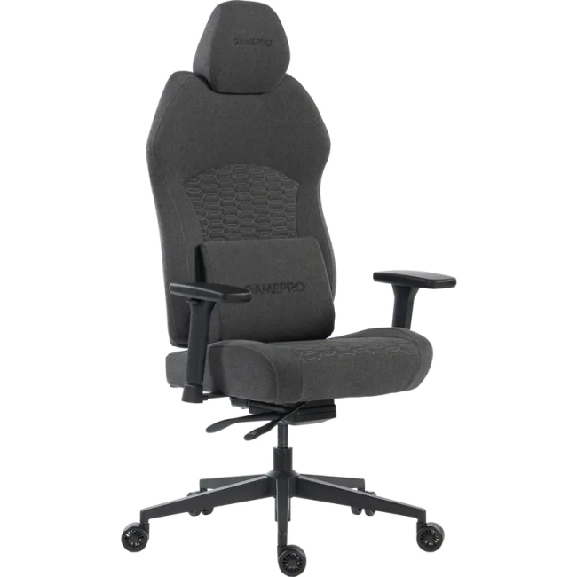 Меблі для геймерів - Ігрове крісло GamePro Dark grey fabric (GC760DG)#2
