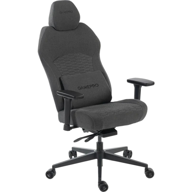 Меблі для геймерів - Ігрове крісло GamePro Dark grey fabric (GC760DG)#4
