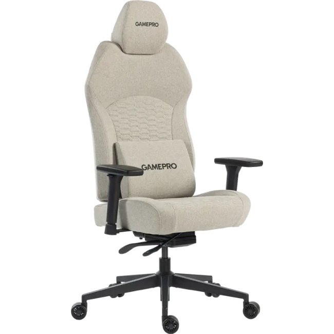 Меблі для геймерів - Ігрове крісло GamePro Light grey fabric (GC760LG)#2