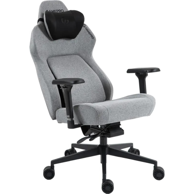 Меблі для геймерів - Ігрове крісло GamePro Grey fabric (GC925G)#4