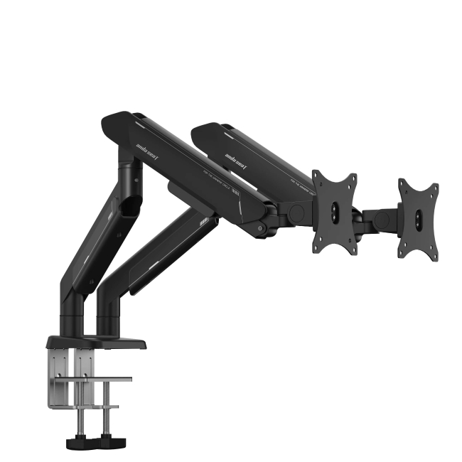 Меблі для геймерів - Настільне кріплення для двох моніторів Anda Seat Stealth PRO II Duo 17''-42'' Black (AD-W-A9-2S-BB)#2