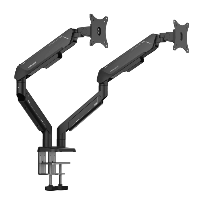Меблі для геймерів - Настільне кріплення для двох моніторів Anda Seat Stealth PRO II Duo 17''-42'' Black (AD-W-A9-2S-BB)#3