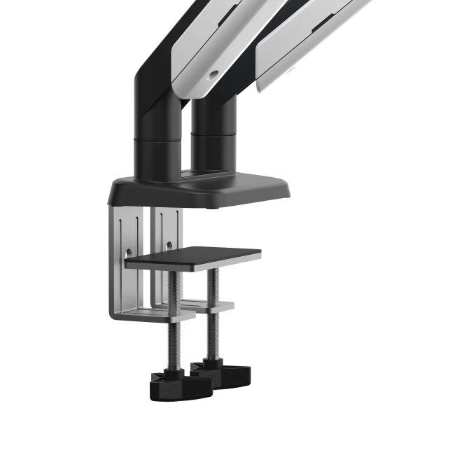 Меблі для геймерів - Настільне кріплення для двох моніторів Anda Seat Stealth PRO II Duo 17''-42'' Black & White (AD-W-A9-2S-BW)#4