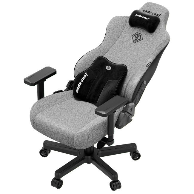 Мебель для геймеров - Кресло игровое Anda Seat Kaiser 3E XL Grey Fabric (AD23YC-XL-09-G-CF-G01)#4