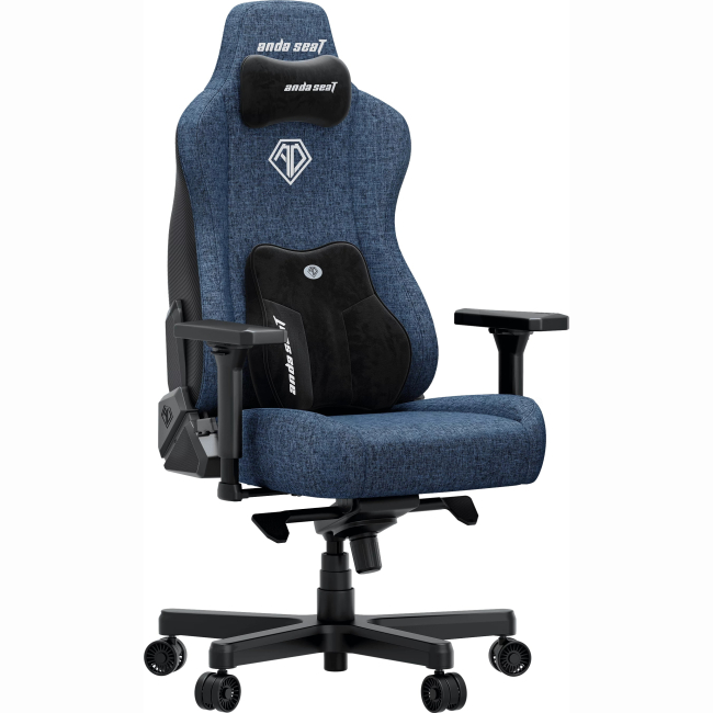 Меблі для геймерів - Крісло ігрове Anda Seat Kaiser 3E XL Dark Blue Fabric (AD23YC-XL-09-S-CF-S01)#2