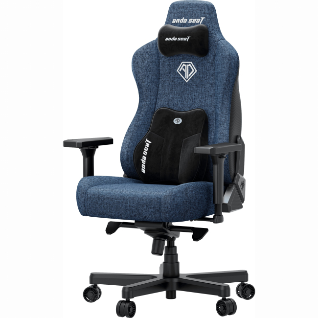 Меблі для геймерів - Крісло ігрове Anda Seat Kaiser 3E XL Dark Blue Fabric (AD23YC-XL-09-S-CF-S01)#3