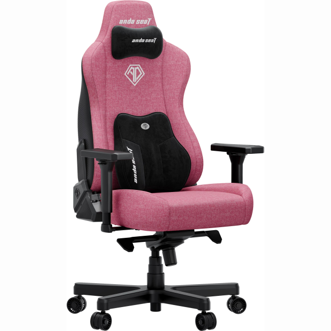 Меблі для геймерів - Крісло ігрове Anda Seat Kaiser 3E XL Pink Fabric (AD23YC-XL-09-P-CF-P01)#2