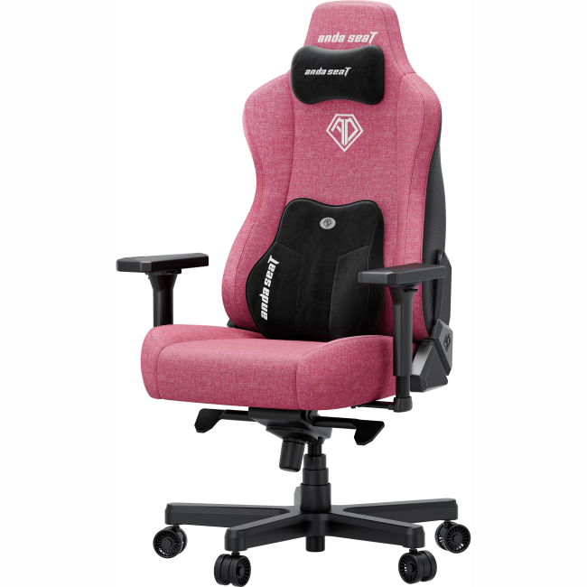 Меблі для геймерів - Крісло ігрове Anda Seat Kaiser 3E XL Pink Fabric (AD23YC-XL-09-P-CF-P01)#3
