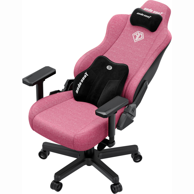 Меблі для геймерів - Крісло ігрове Anda Seat Kaiser 3E XL Pink Fabric (AD23YC-XL-09-P-CF-P01)#4