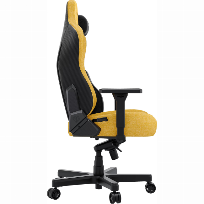 Меблі для геймерів - Крісло ігрове Anda Seat Kaiser 3E XL Bright Yellow Fabric (AD23YC-XL-09-Y-CF-Y01)#5