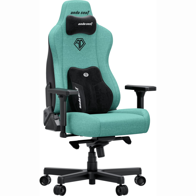 Меблі для геймерів - Крісло ігрове Anda Seat Kaiser 3E XL Light Blue Fabric (AD23YC-XL-09-E-CF-E01)#2