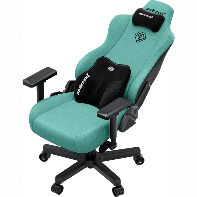 Меблі для геймерів - Крісло ігрове Anda Seat Kaiser 3E XL Light Blue Fabric (AD23YC-XL-09-E-CF-E01)#4