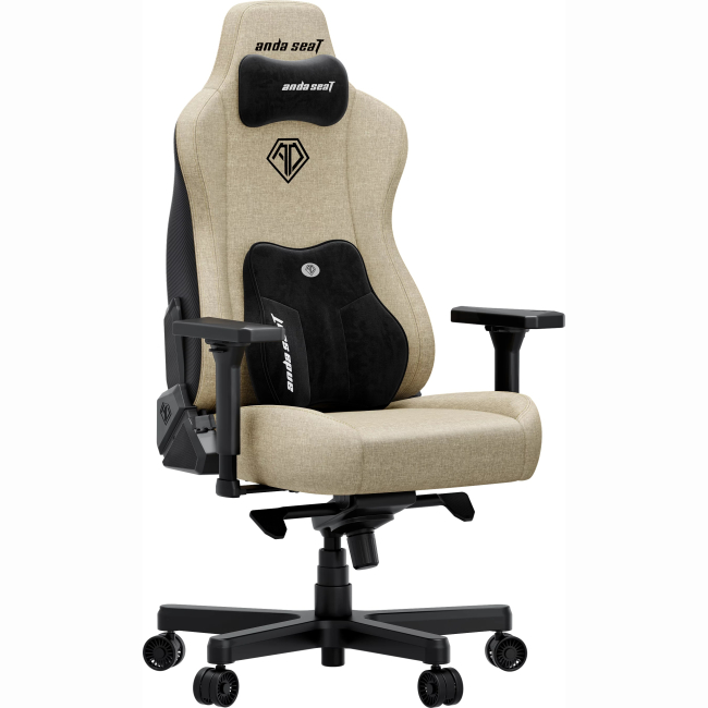 Мебель для геймеров - Кресло игровое Anda Seat Kaiser 3E XL Beige Fabric (AD23YC-XL-09-I-CF-I01)#2