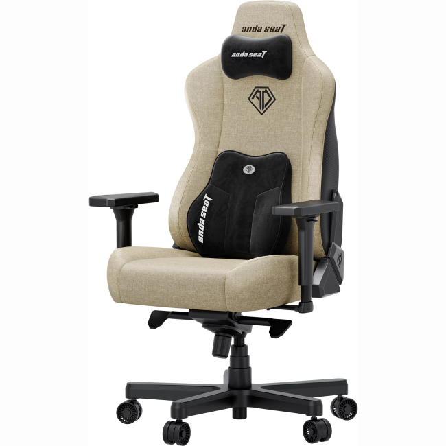 Мебель для геймеров - Кресло игровое Anda Seat Kaiser 3E XL Beige Fabric (AD23YC-XL-09-I-CF-I01)#3