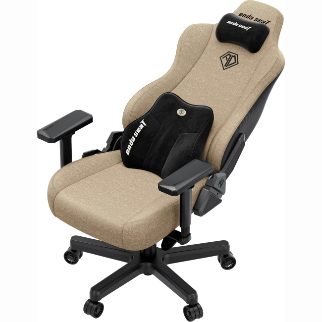 Меблі для геймерів - Крісло ігрове Anda Seat Kaiser 3E XL Dark Beige Fabric (AD23YC-XL-09-H-CF-H01)#4