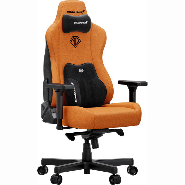 Меблі для геймерів - Крісло ігрове Anda Seat Kaiser 3E XL Orange Fabric (AD23YC-XL-09-O-CF-O01)#2