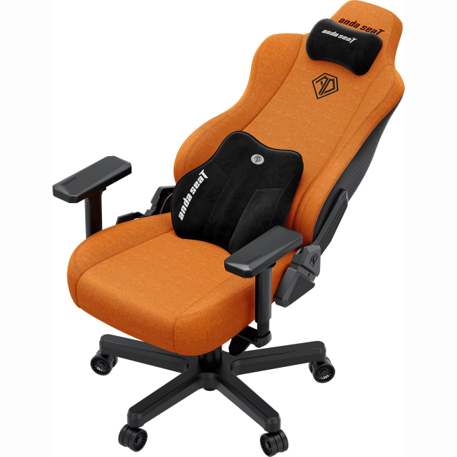 Меблі для геймерів - Крісло ігрове Anda Seat Kaiser 3E XL Orange Fabric (AD23YC-XL-09-O-CF-O01)#4