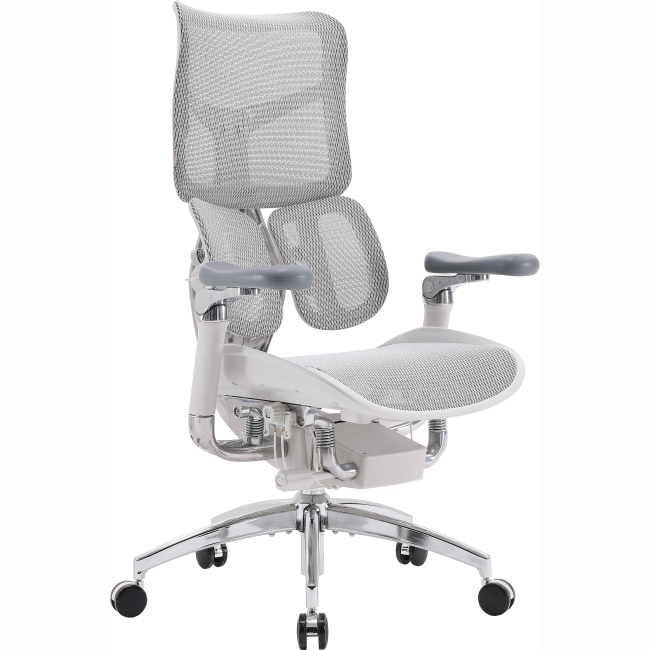 Меблі для геймерів - Крісло офісне Sihoo DORO S300 Mesh Light Grey (S300- M202)#2