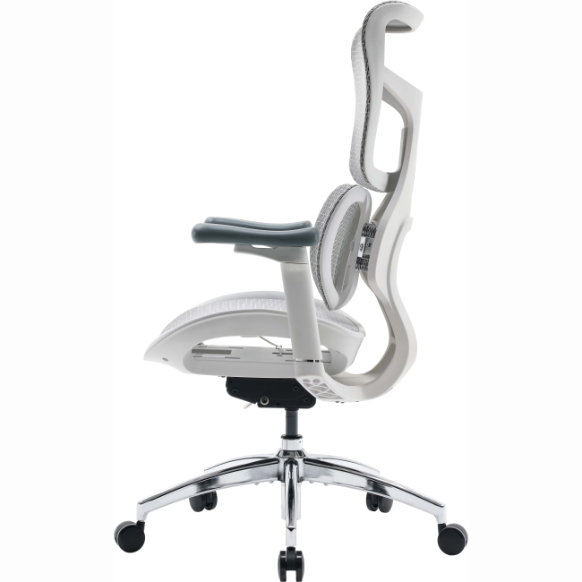 Меблі для геймерів - Крісло офісне Sihoo DORO S100 Mesh White (S100- M302)#4