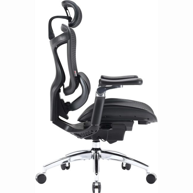 Меблі для геймерів - Крісло офісне Sihoo DORO C300 Pro Mesh Black (DORO- C300- PRO- M101)#4