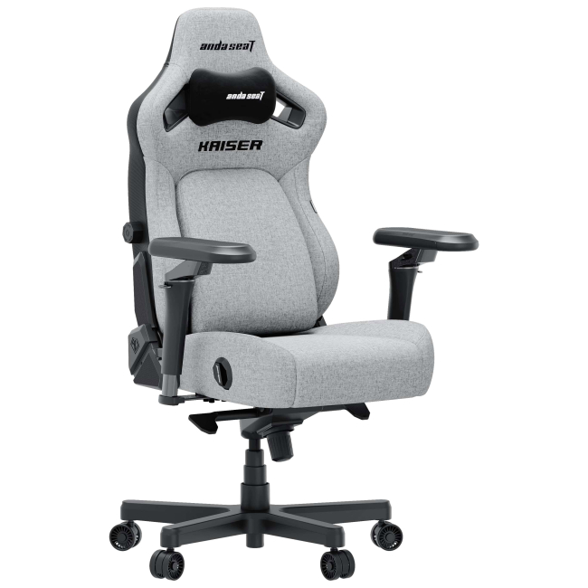 Меблі для геймерів - Крісло ігрове Anda Seat Kaiser 4 V2 Size XL Gray Fabric (AD12YDDC-XLL-20-G-CF-03)#3