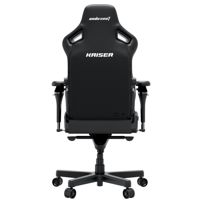 Меблі для геймерів - Крісло ігрове Anda Seat Kaiser 4 V2 Size XL Black Fabric (AD12YDDC-XLL-20-B-CF-03)#5