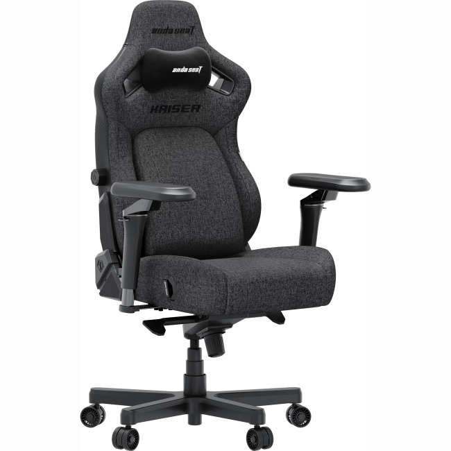Меблі для геймерів - Крісло ігрове Anda Seat Kaiser 4 V2 Size XL Dark Gray Fabric (AD12YDDC-XLL-20-GB-CF-03)#2
