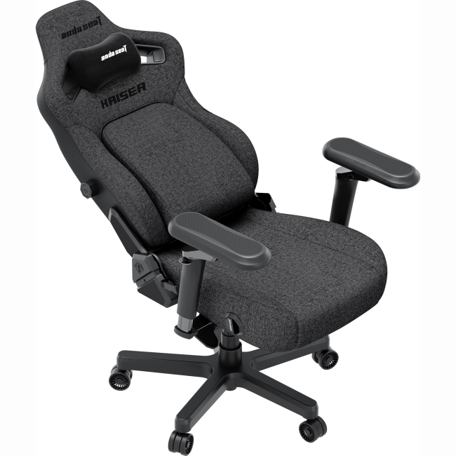 Меблі для геймерів - Крісло ігрове Anda Seat Kaiser 4 V2 Size XL Dark Gray Fabric (AD12YDDC-XLL-20-GB-CF-03)#6
